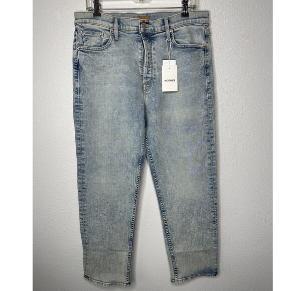 NWT Mother Light Acid Wash Button Fly tomcat Marrakesh Jeans 32 - Picture 3 of 16